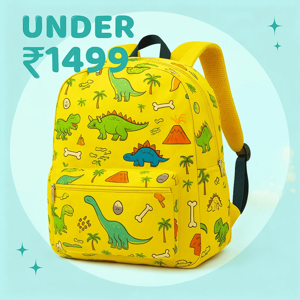 Smiling glowing firefly with “5–8 years” text for school-age children’s toys.