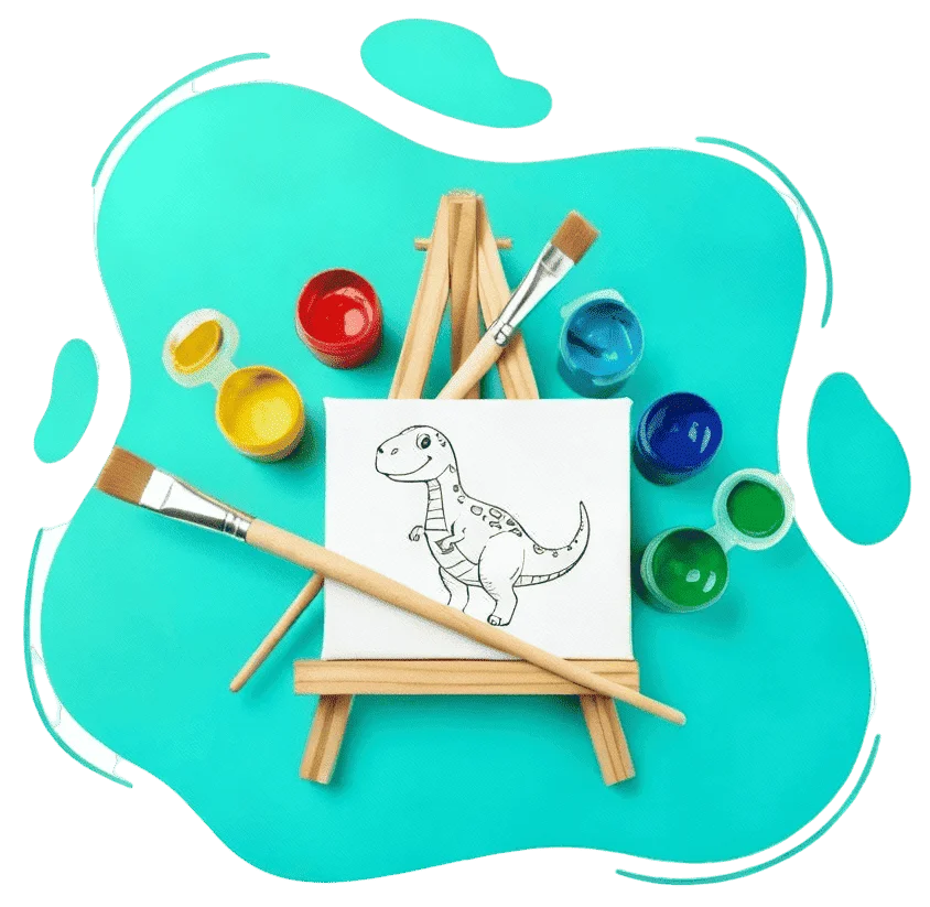 Colourful butterfly illustration with “3–5 years” label for preschool learning toys.